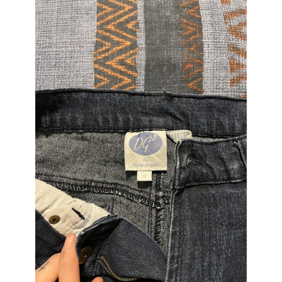 Women's DG2 by Diane Gilman Jeans Size 8 Blue Denim - Picture 1 of 5